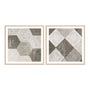 Woven Tile I and II Wall Art