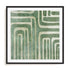 Whimsical Green I Wall Art #oran_black-white-border