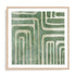 Whimsical Green I Wall Art #oran_natural-white-border
