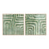 Whimsical Greens I and II Wall Art