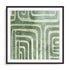 Whimsical Green II Wall Art #oran_black-white-border
