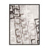 Wall Art Stretched Canvas In Black Frame - Imprint Of Thought Abstract Art