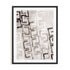 Wall Art Print Poster In Black Frame - Imprint Of Thought Abstract Art