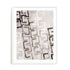 Wall Art Print Poster In White Frame - Imprint Of Thought Abstract Art