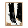 Wall Art Stretched Canvas In Natural Oak  Frame - Abstract Lush I Abstract Art
