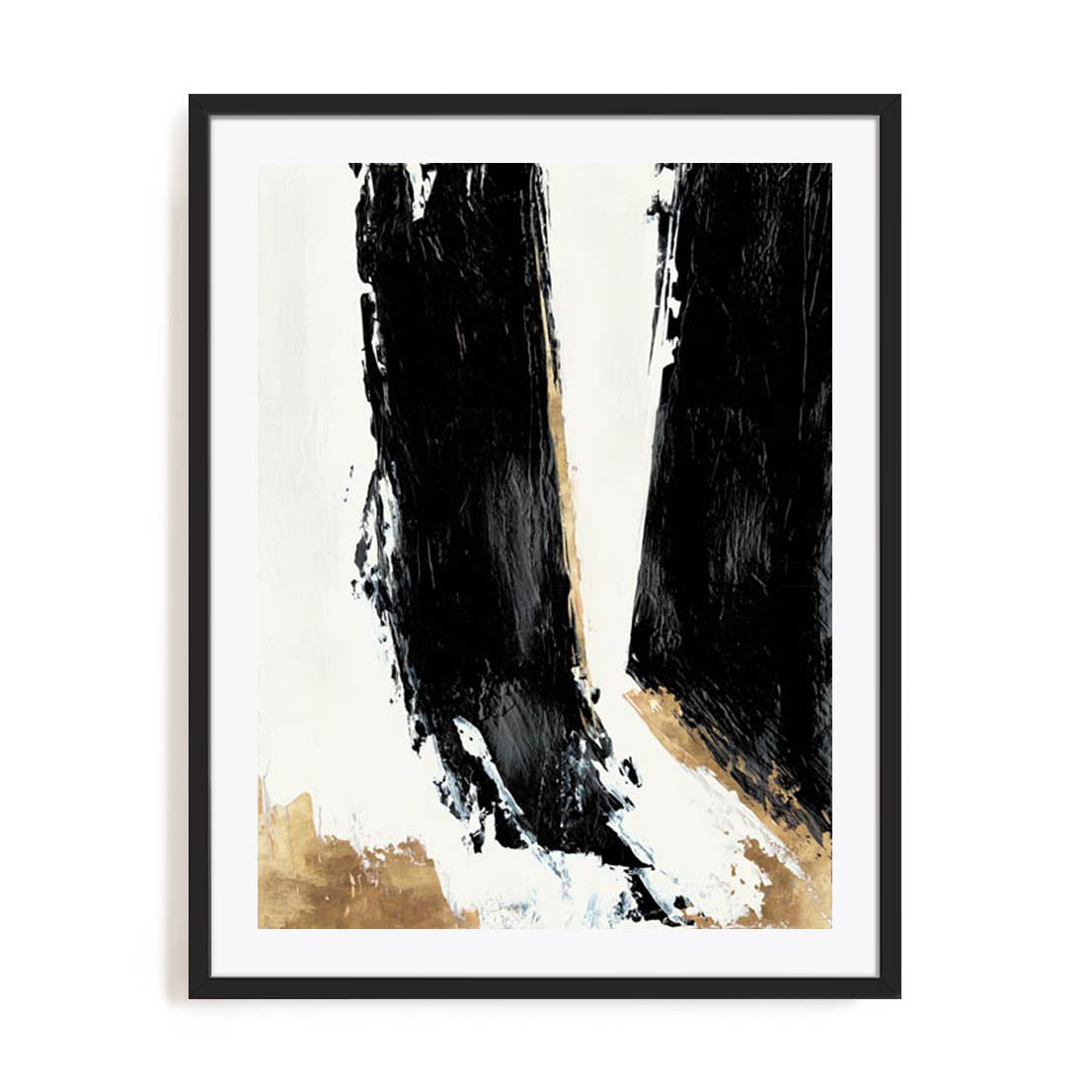 Wall Art Print Poster In Black Frame - Abstract Lush I Abstract Art