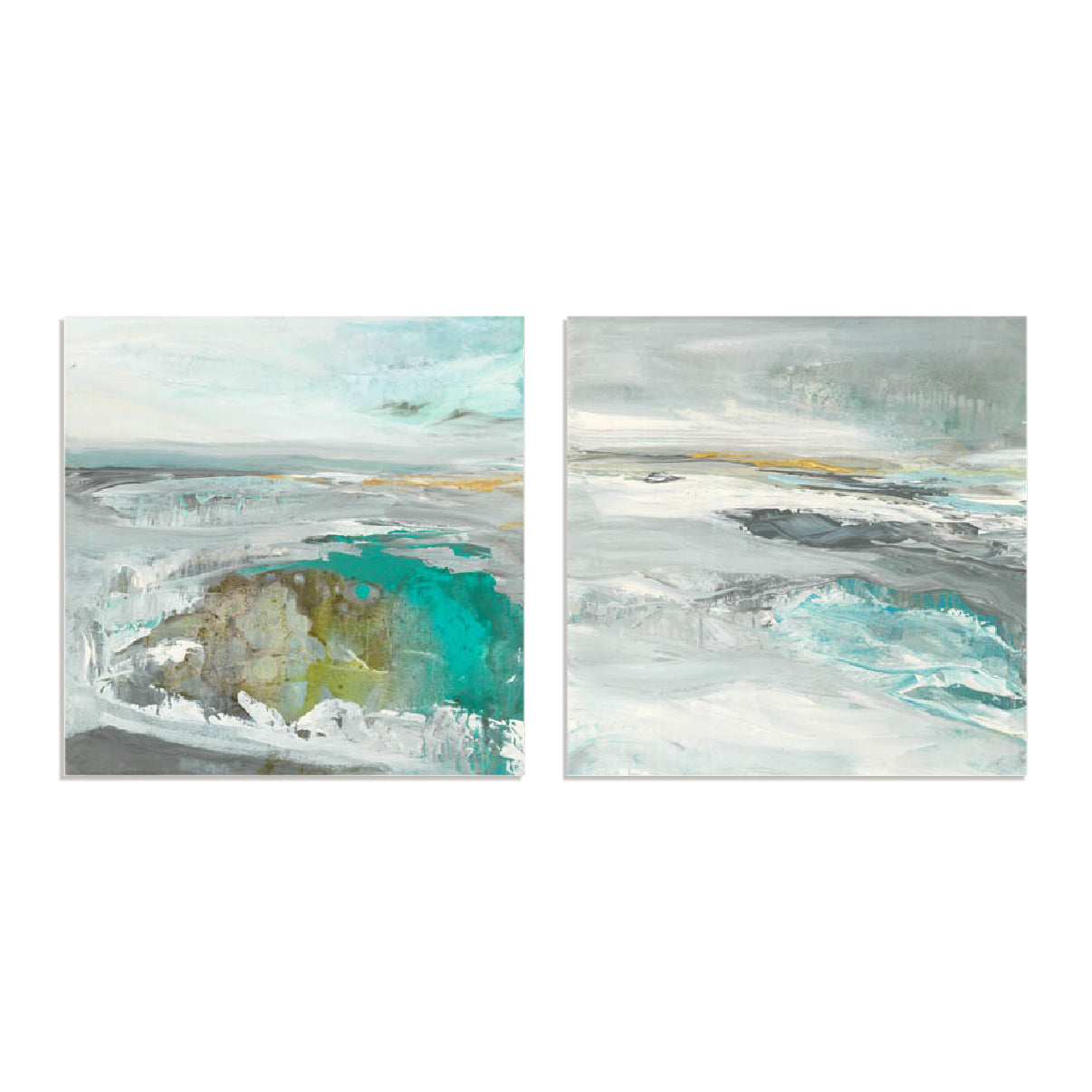Wild Ocean I And II Wall Art