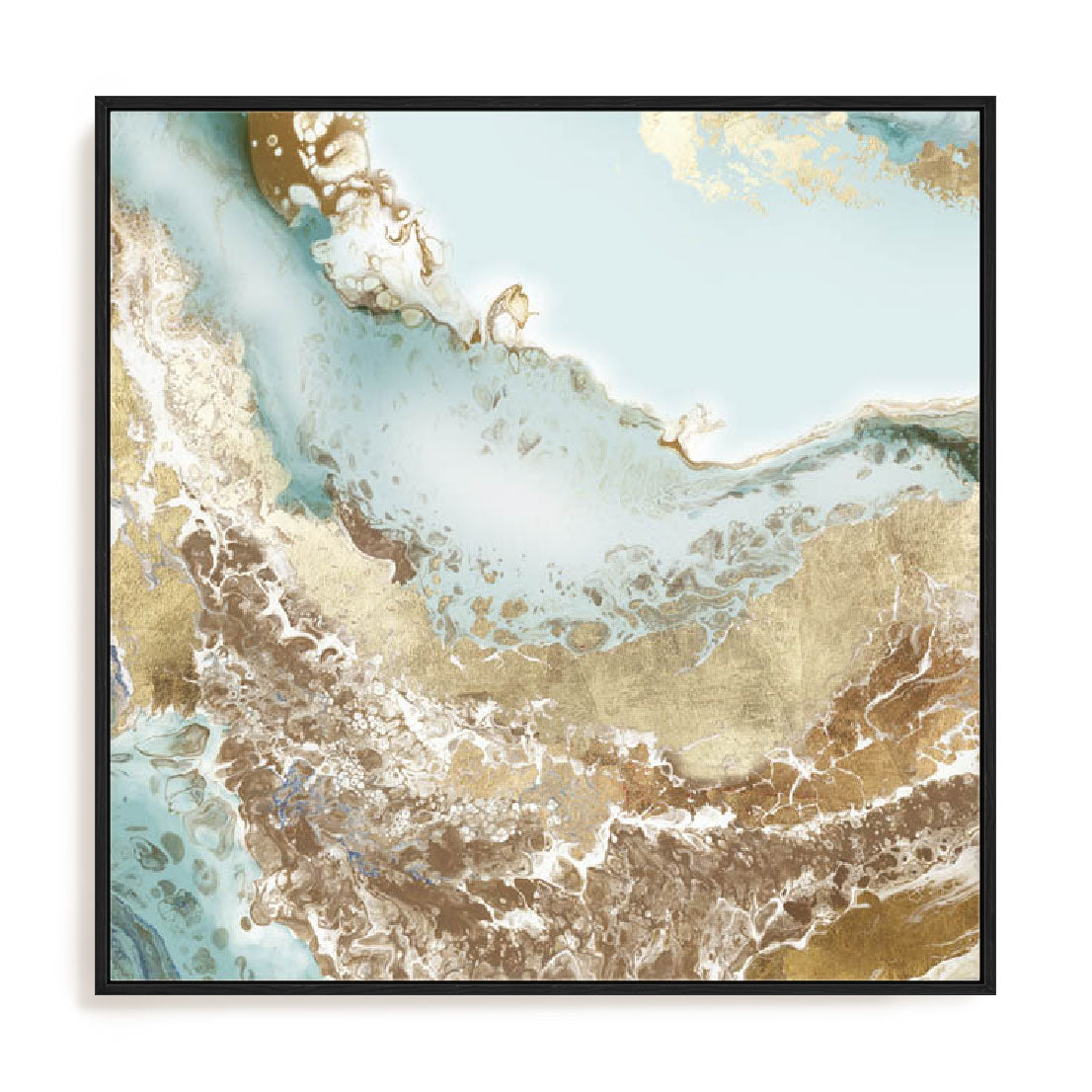 Golden Chasm Wall Art