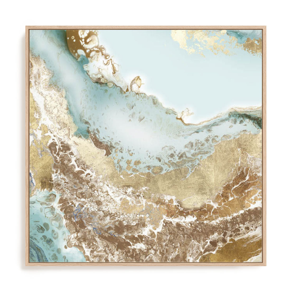 Golden Chasm Wall Art