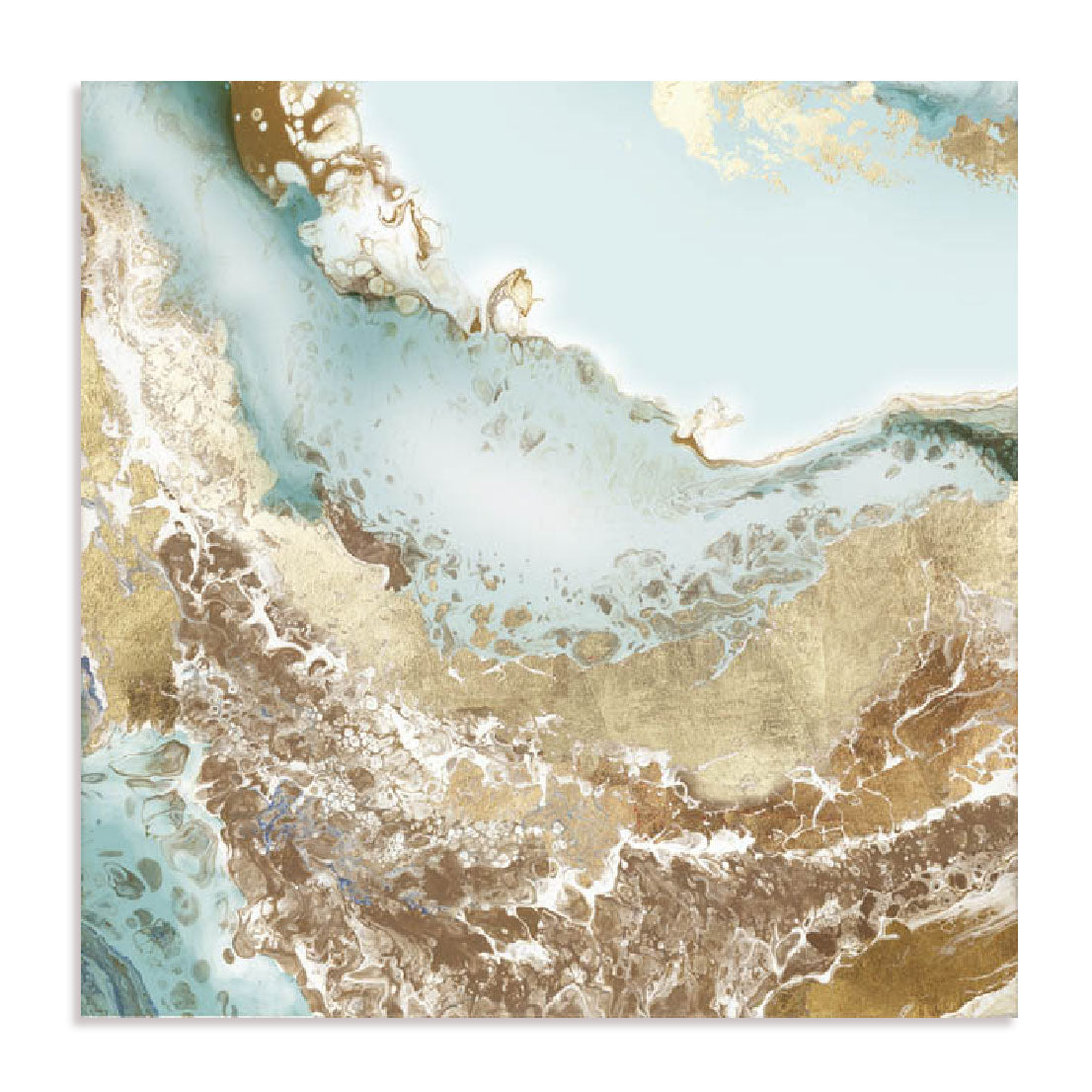 Golden Chasm Wall Art