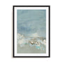 Serene Blue Oasis Wall Art