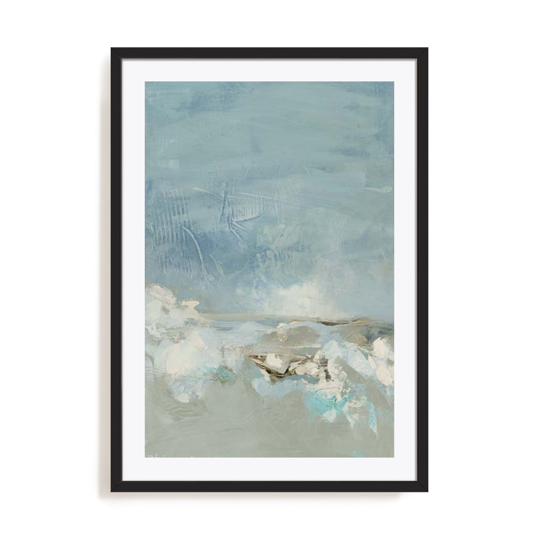 Serene Blue Oasis Wall Art