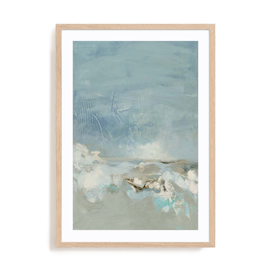 Serene Blue Oasis Wall Art