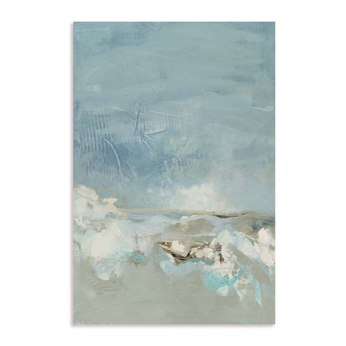 Serene Blue Oasis Wall Art