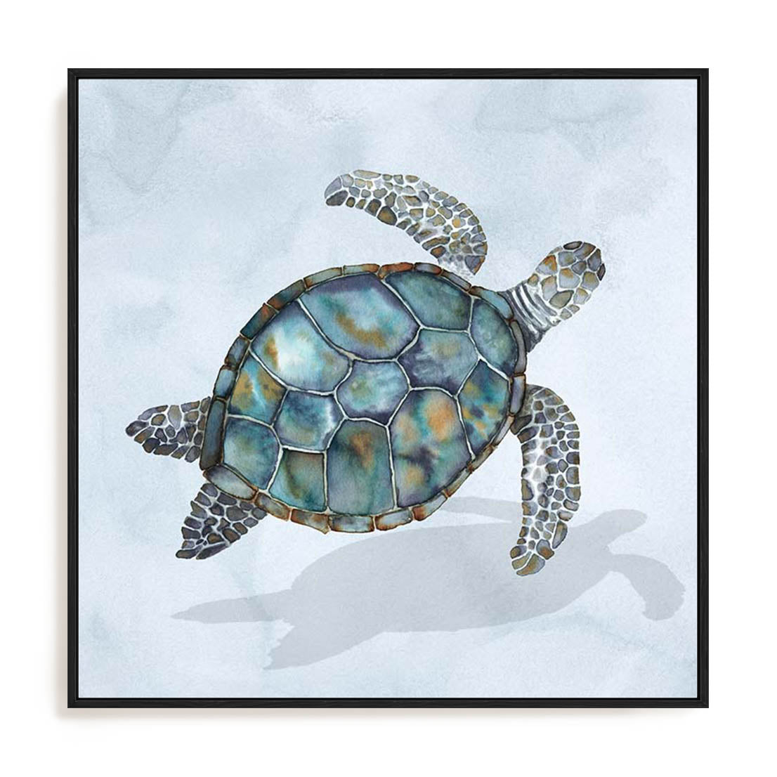 Blue Sea Turtle I Wall Art