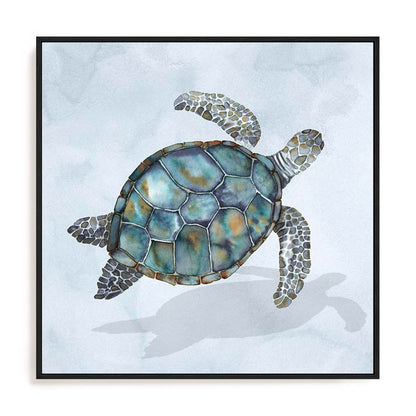 Blue Sea Turtle I Wall Art