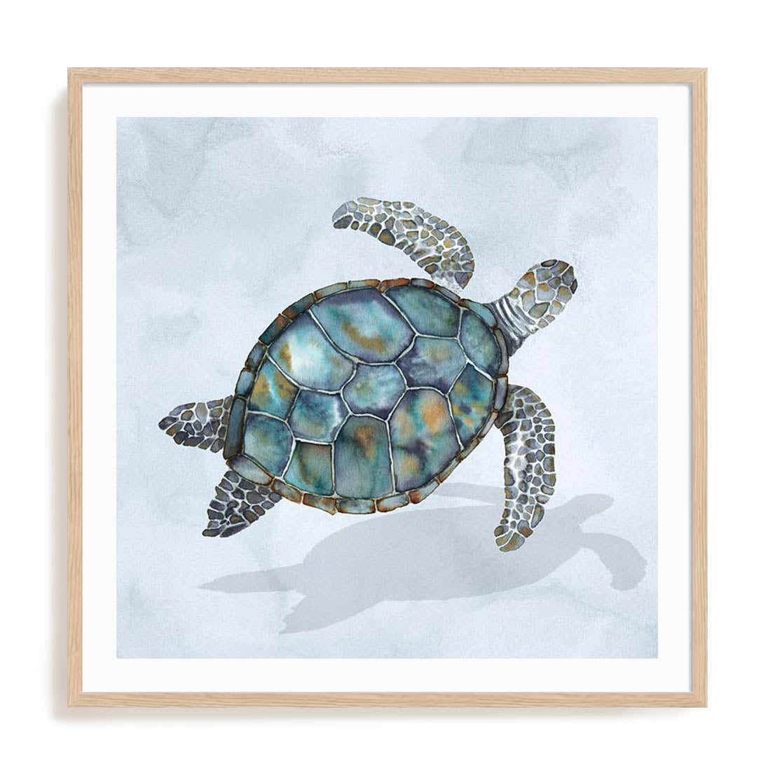 Blue Sea Turtle I Wall Art
