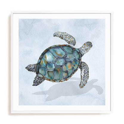 Blue Sea Turtle I Wall Art