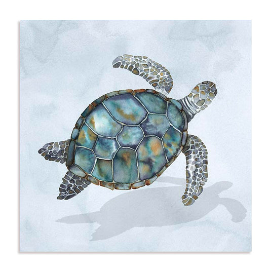 Blue Sea Turtle I Wall Art