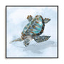 Blue Sea Turtle II Wall Art