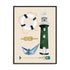 Emerald Lighthouse Wall Art