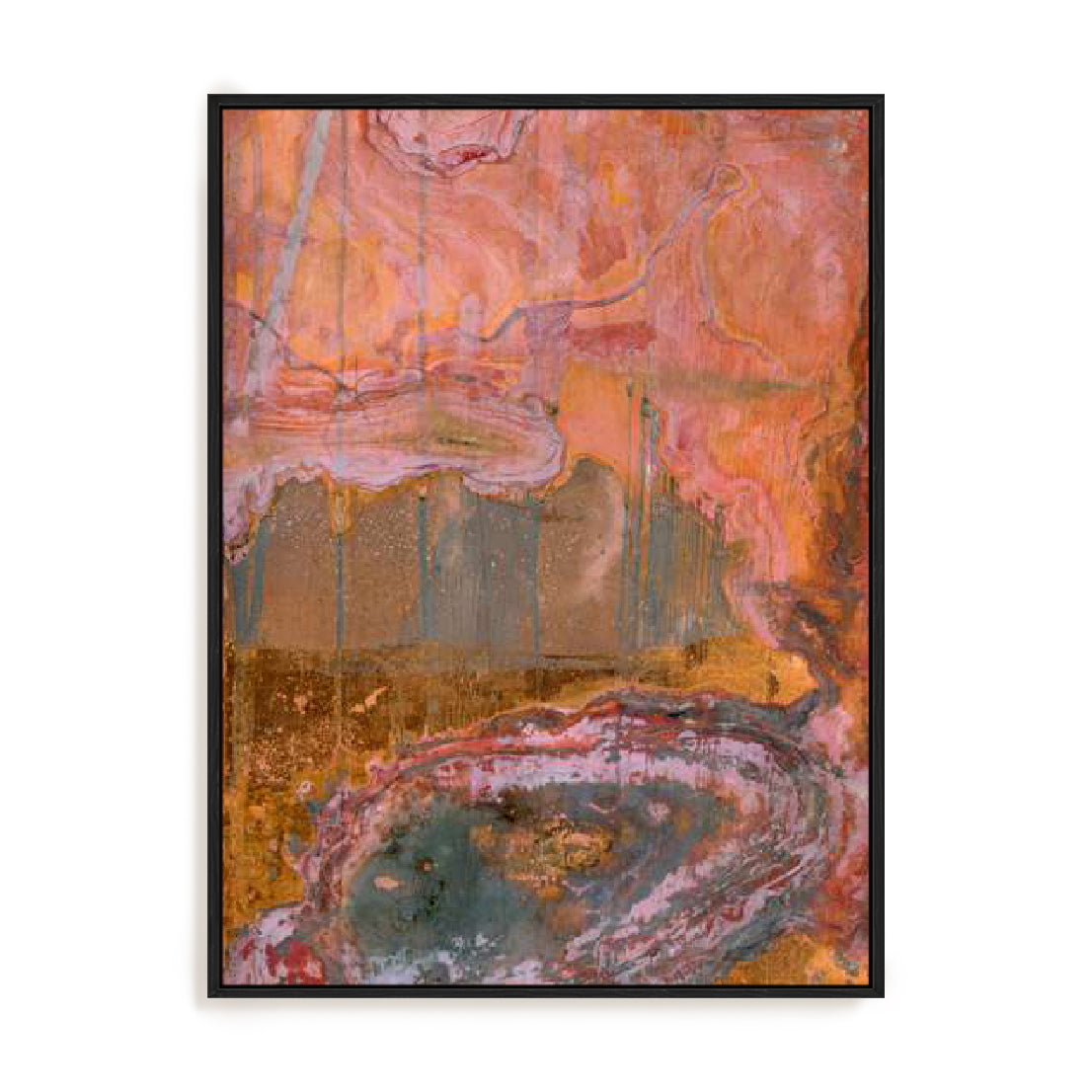 Geode Sunset Wall Art
