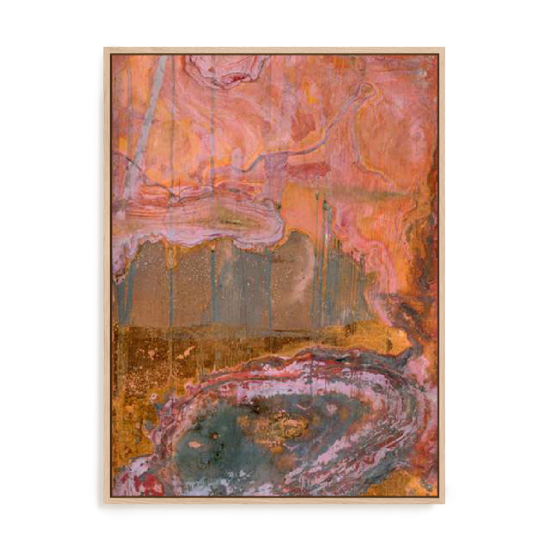 Geode Sunset Wall Art