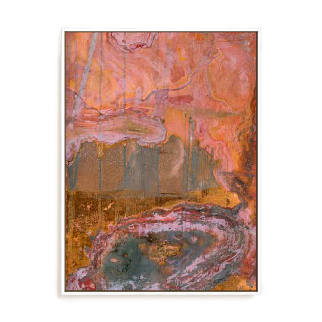Geode Sunset Wall Art
