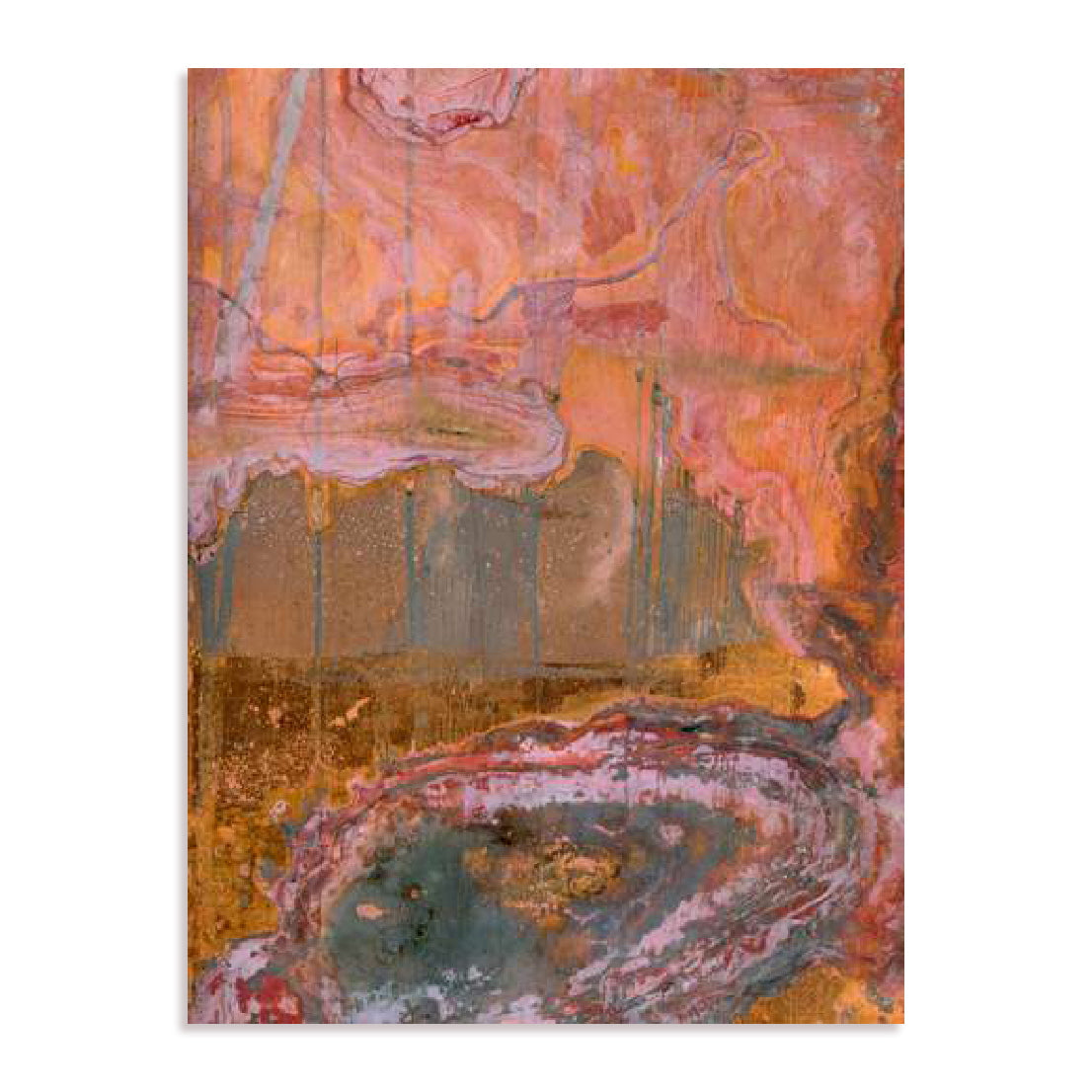 Geode Sunset Wall Art