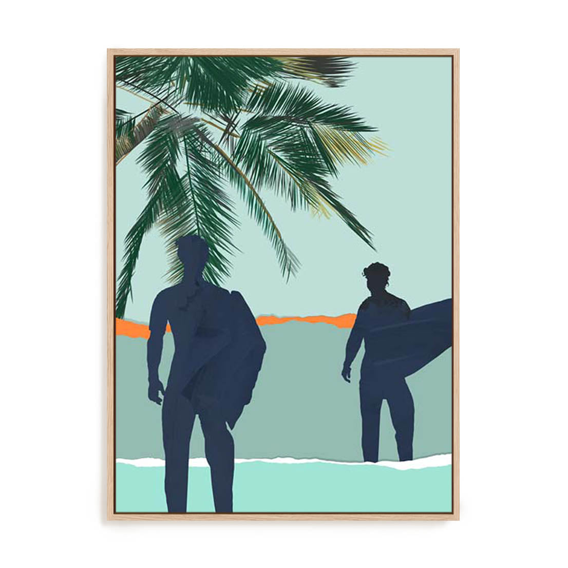 Surf Blue II Wall Art