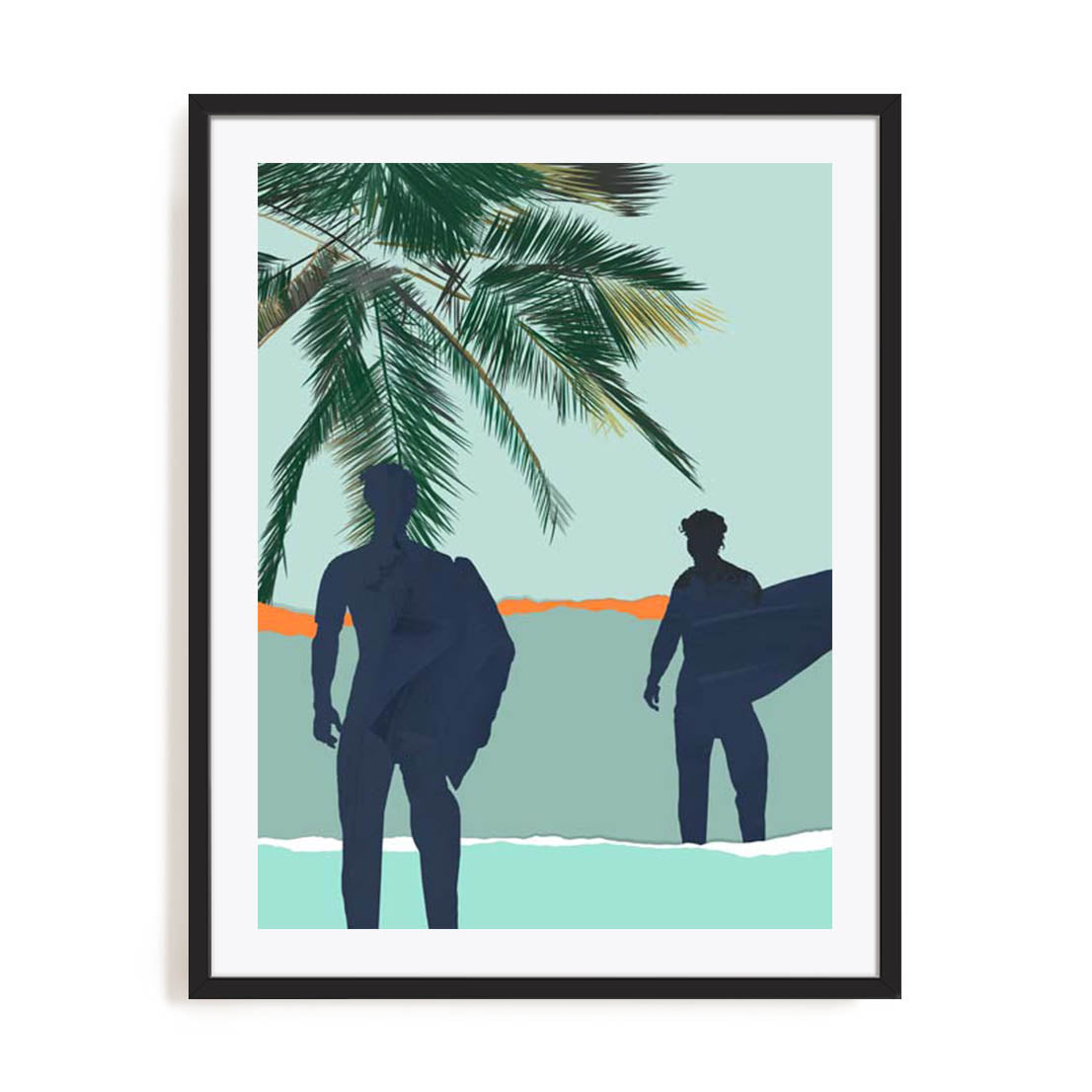 Surf Blue II Wall Art
