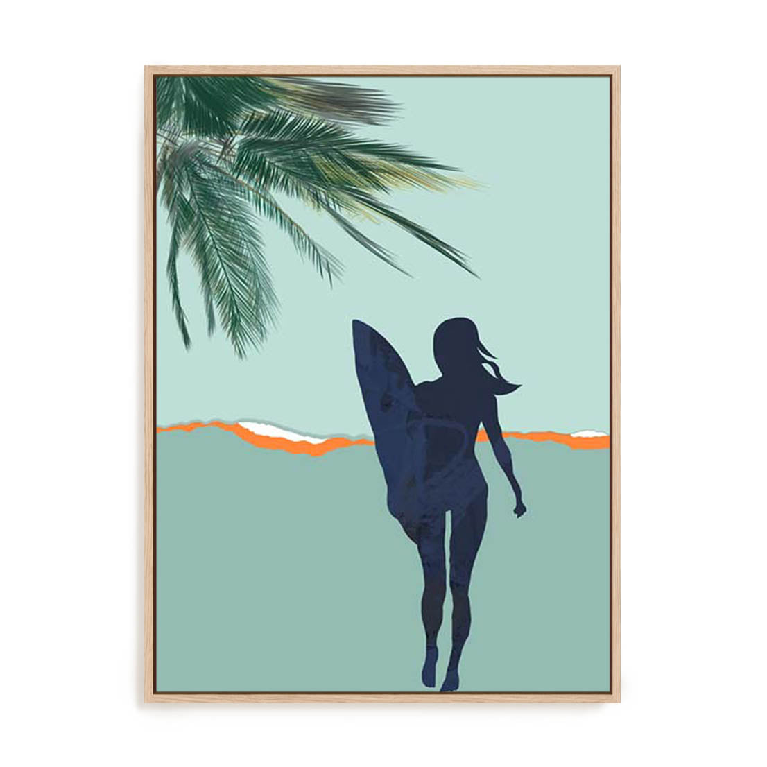 Surf Blue III Wall Art