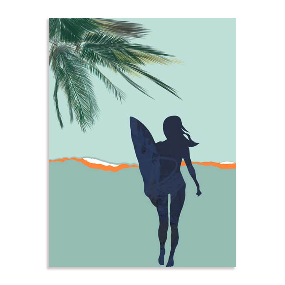 Surf Blue III Wall Art