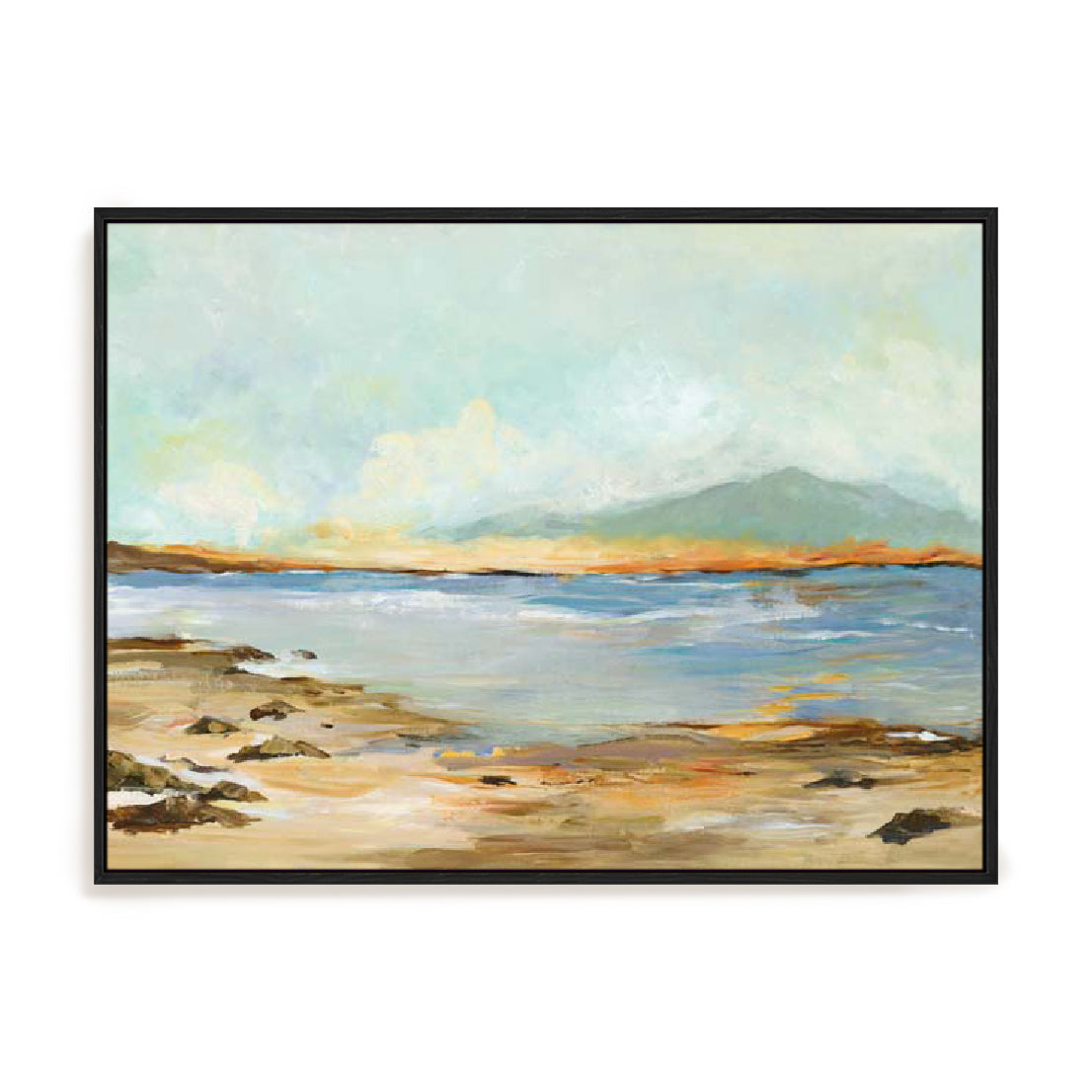 Sunset On The Sand Wall Art