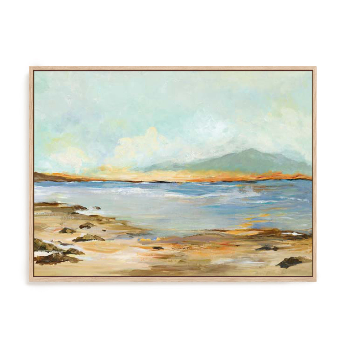Sunset On The Sand Wall Art