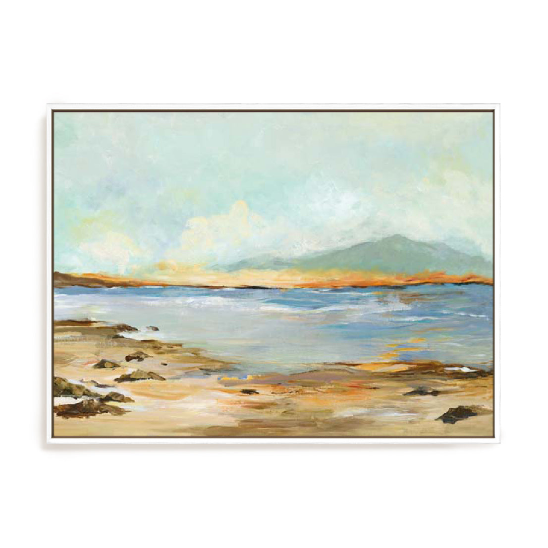 Sunset On The Sand Wall Art