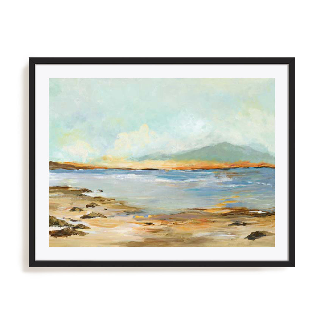 Sunset On The Sand Wall Art