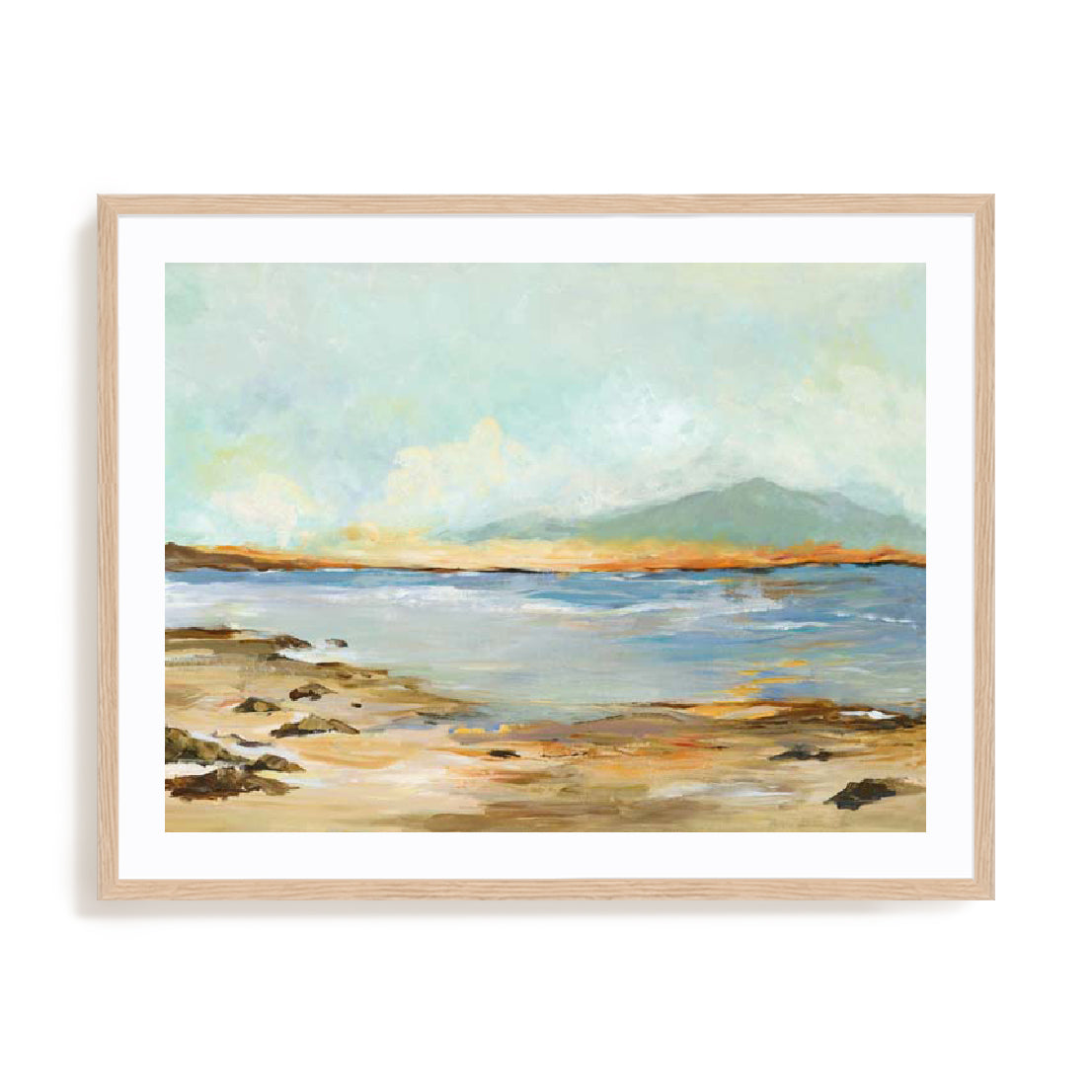 Sunset On The Sand Wall Art