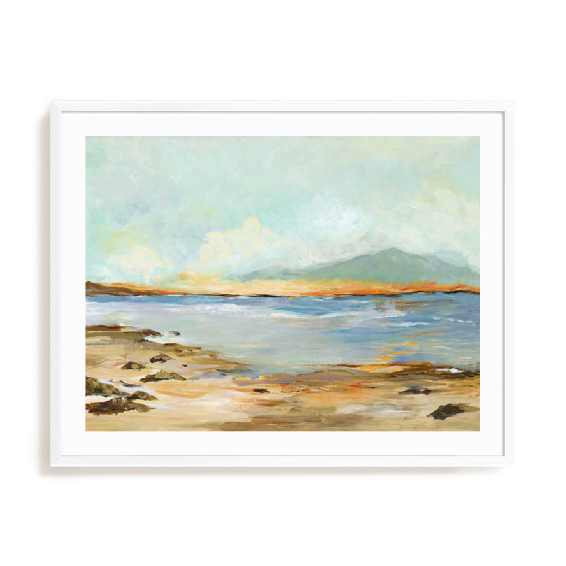 Sunset On The Sand Wall Art