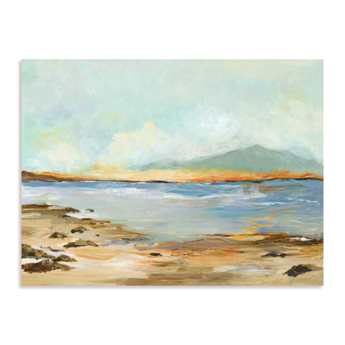 Sunset On The Sand Wall Art