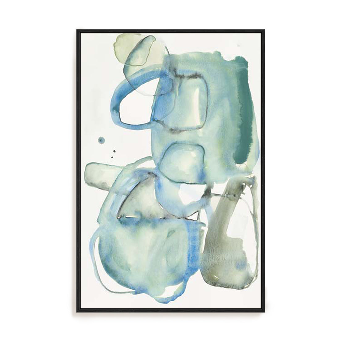 Blue Interaction I Wall Art