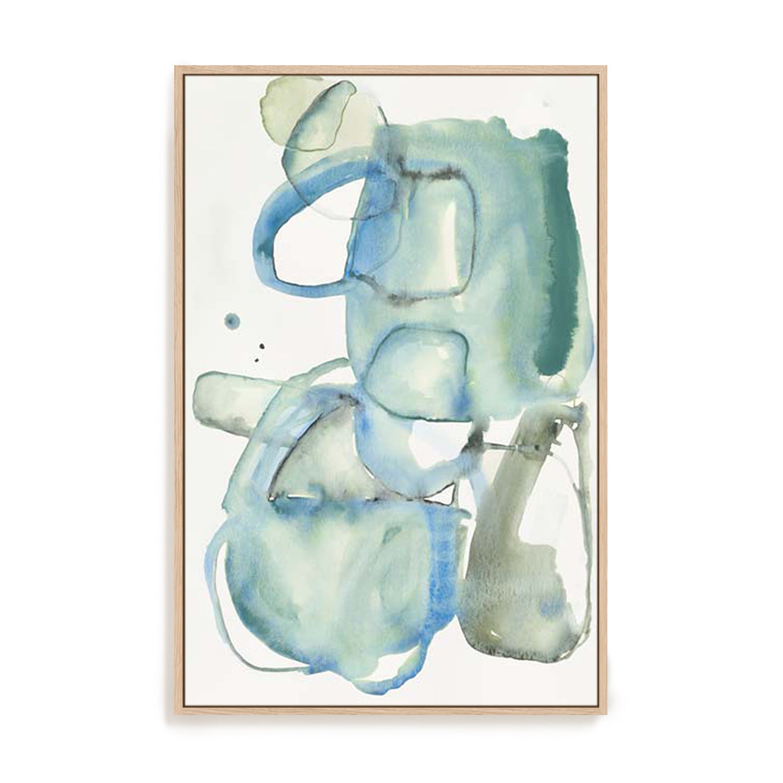 Blue Interaction I Wall Art