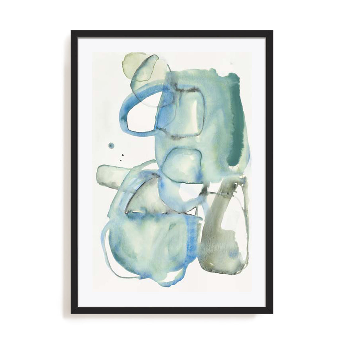 Blue Interaction I Wall Art