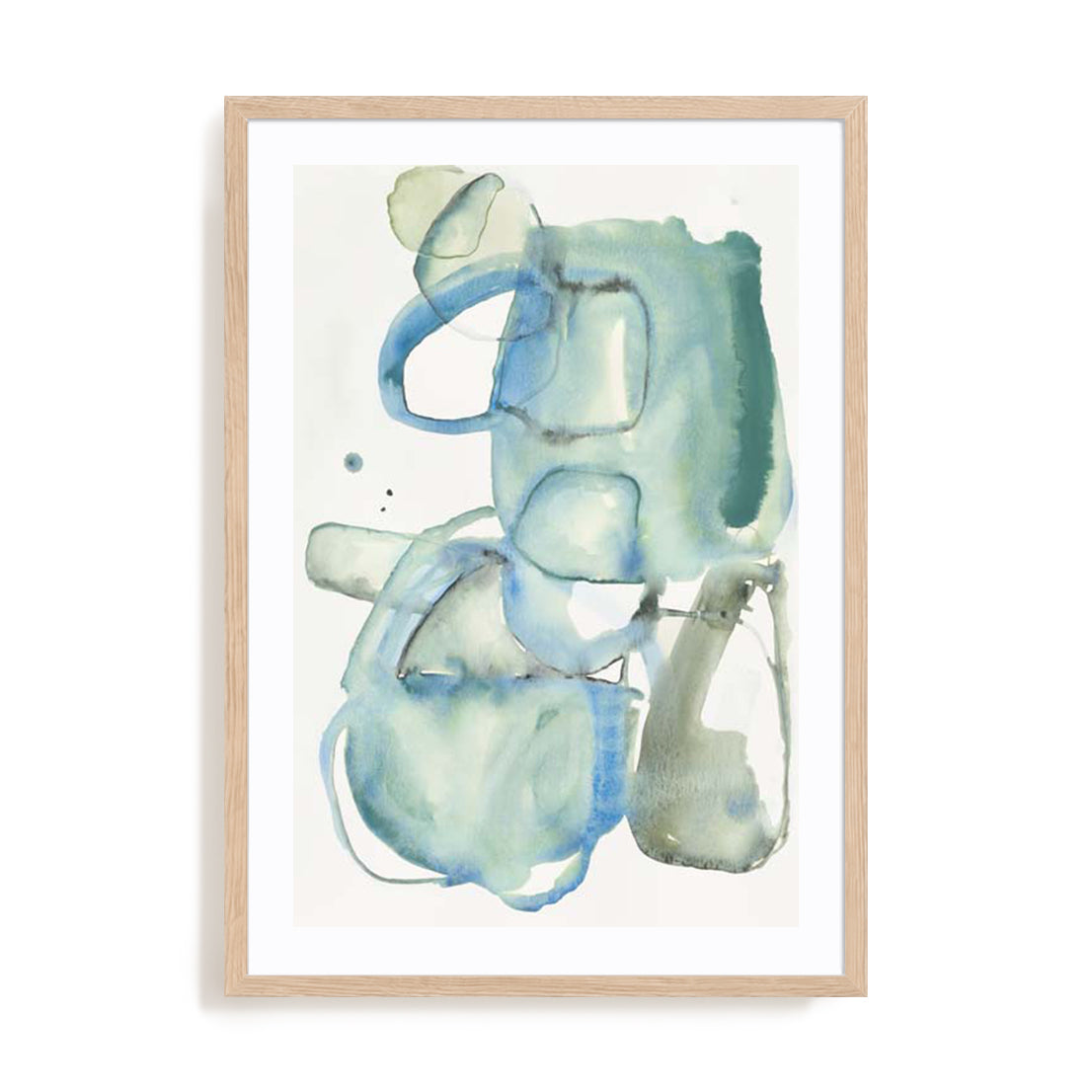 Blue Interaction I Wall Art