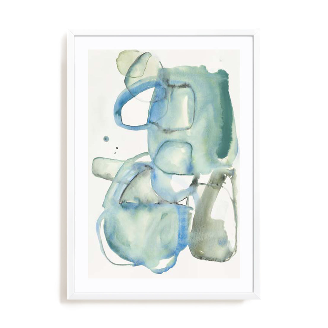 Blue Interaction I Wall Art