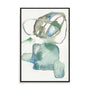 Blue Interaction II Wall Art