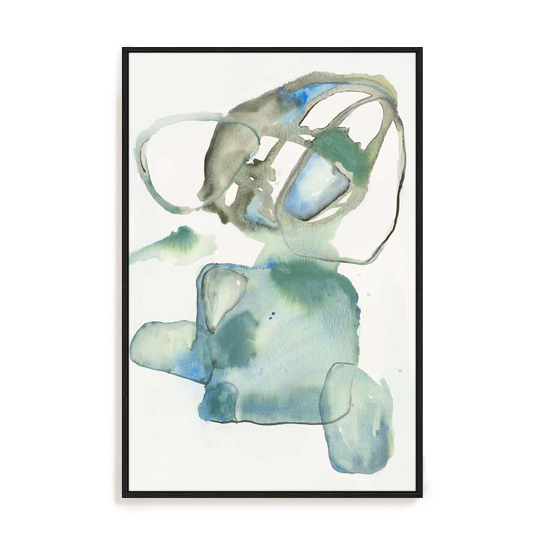 Blue Interaction II Wall Art
