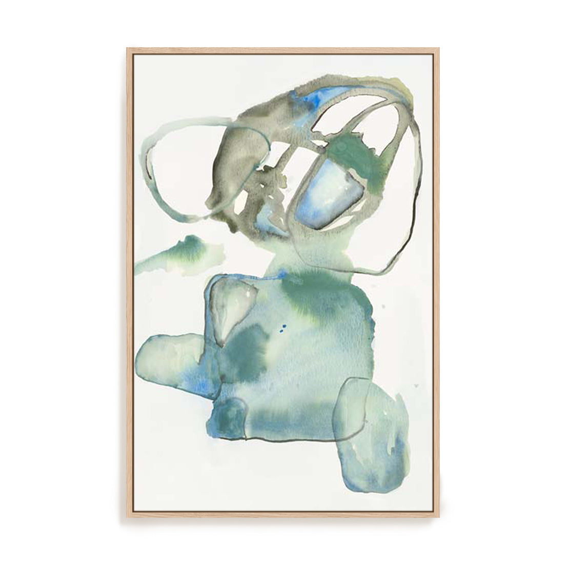 Blue Interaction II Wall Art