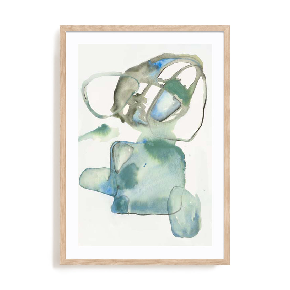 Blue Interaction II Wall Art