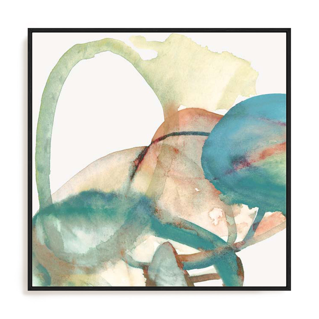 Blue Watermarks I Wall Art